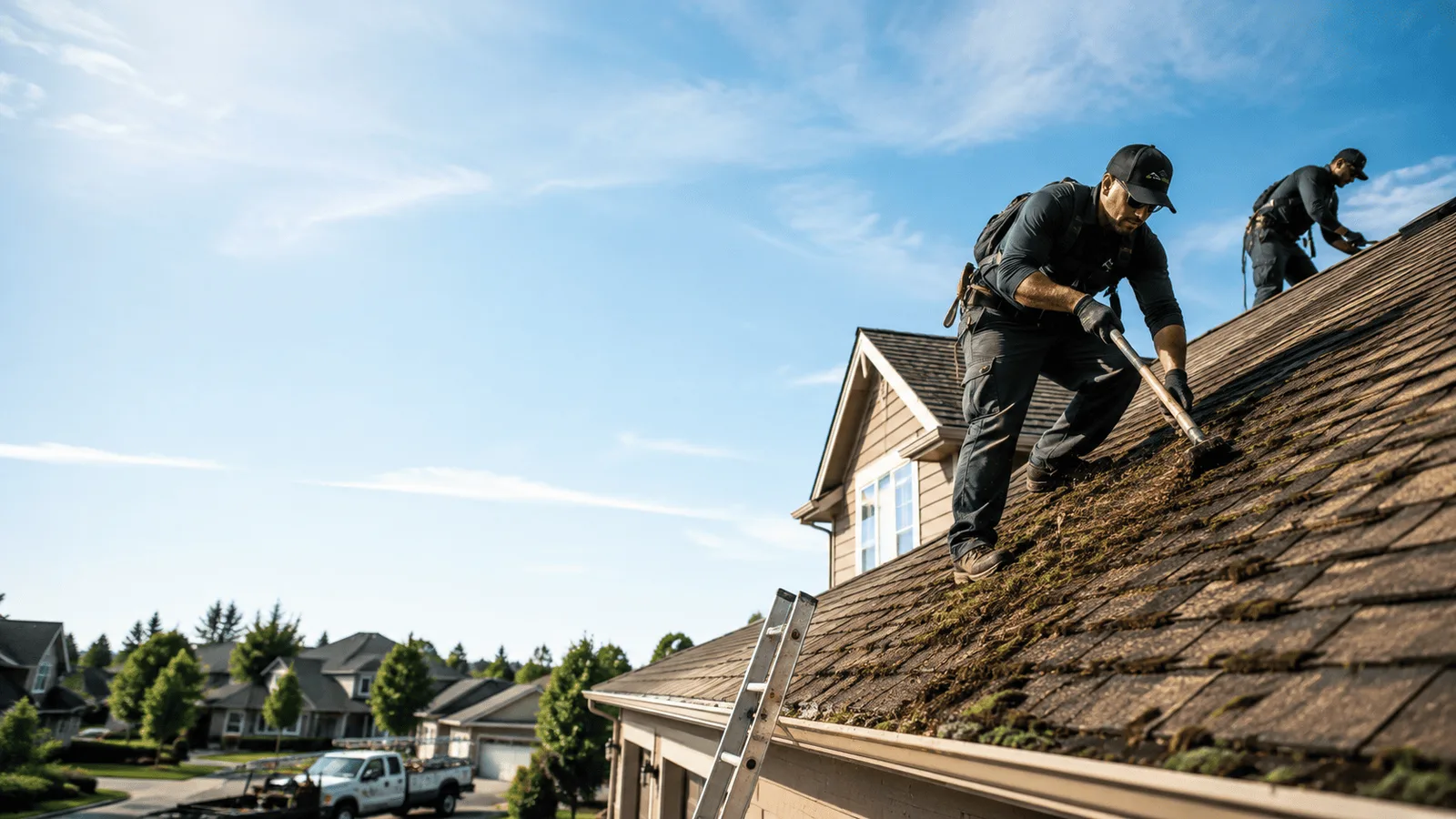 Roof Moss Removal in Crown, PA near me